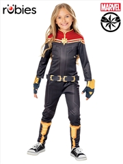 Buy Captain Marvel Deluxe Costume - Size 9-10