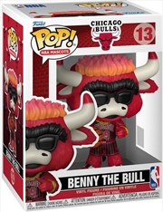 Buy NBA: Mascots - Benny the Bull (Chicago Bulls) Pop! Vinyl