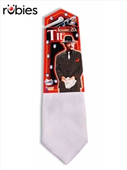 Buy Gangster Tie - White