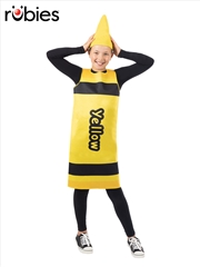 Buy Crayon Yellow Child Tabard Costume - One Size