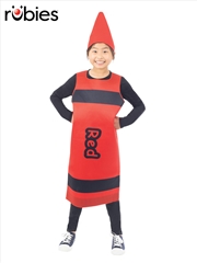 Buy Crayon Red Child Tabard Costume - One Size