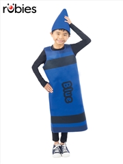 Buy Crayon Blue Child Tabard Costume - One Size