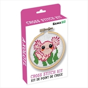 Buy GamaGo - Axolotl Cross Stitch Embroidery Kit