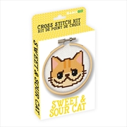 Buy GamaGo - Sweet & Sour Cat Cross Stitch Embroidery Kit