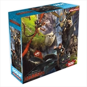 Buy Aquarius - How to Train Your Dragon 500 Piece Jigsaw Puzzle (8x8 Box)