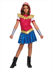 Buy Wonder Woman Dcshg Hoodie Costume - 9-12 Yrs