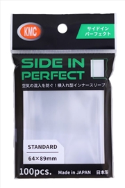 Buy KMC Side in Perfect Size Sleeve 100 Pack (89mm x 64mm) - Clear