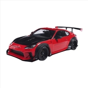 Buy Solido Cars - 2024 Toyota GR86 Liberty Walk Body Kit (Red) 1:18 Diecast Vehicle