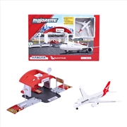 Buy Qantas - Hangar with Airplane Playset
