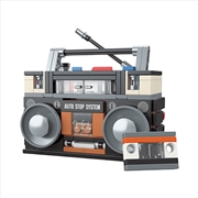 Buy JAKI – Retro Boombox Plastic Brick Kit