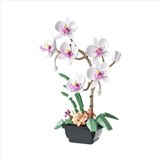 Buy JAKI – Quiet White Moth Orchid Plastic Brick Kit