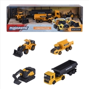 Buy Majorette – 1:64 Volvo Construction 4 Vehicle Giftpack
