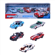 Buy Majorette – 1:64 Vintage Racing 5 Vehicle Giftpack