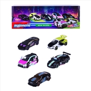 Buy Majorette – 1:64 Neon Racer 5 Vehicle Giftpack