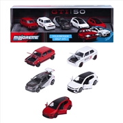 Buy Majorette – 1:64 Golf GTI 5 Vehicle Giftpack