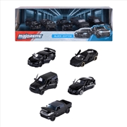Buy Majorette – 1:64 Black Edition 5 Vehicle Giftpack