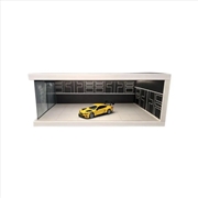 Buy 1:64 Diorama - Snowboard with Light Box Single Parking Space (Black) Miniature Scene