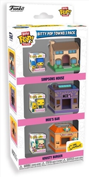 Buy The Simpsons – Springfield Bitty Pop! Town 3-Pack