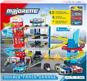 Buy Majorette – City Double Track Garage + 4 Vehicles
