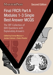 Buy Final FRCR Part A Modules 1-3 Single Best Answer MCQs