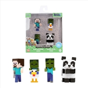 Buy Minecraft - Minecraft 2.5" MetalFigs 4-Pack (Wave 7)