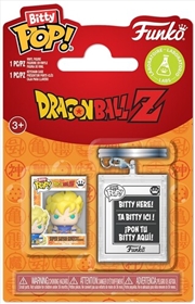 Buy Dragon Ball Z – Super Saiyan Goku Bitty Pop! w/Keychain Case