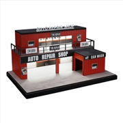 Buy 1:64 Diorama - Shipping Container Auto Repair Workshop Scene