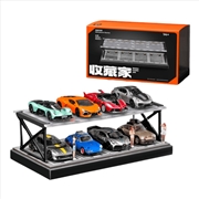 Buy 1:64 Diorama - Double Decker Parking Lot Scene