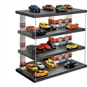 Buy 1:64 Diorama - Four Story Orange & White Parking Lot Scene