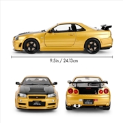 Buy Pink Slips - 1:18 Nissan Gtr R34 Ztune Gold Die-Cast Vehicle