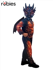 Buy Orange Dragon Costume - Size 9-10 Yrs
