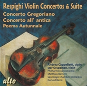 Buy Respighi Violin Concertos & Suite