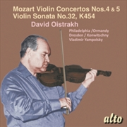 Buy Mozart Violin Concertos Nos 4 & 5 Violin