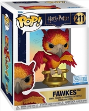 Buy Harry Potter - Fawkes on Perch Pop! Premium RS