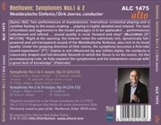 Buy Beethoven Syms 1 & 2 / Joeres