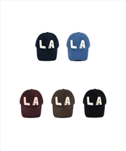 Buy [Bts Jin La Concert Look] Block La Chain Stitch Ball Cap - Wine Brown