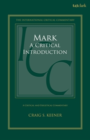Buy Mark, a Critical Introduction