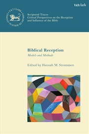 Buy Biblical Reception: Models and Methods