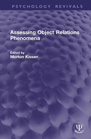 Buy Assessing Object Relations Phenomena
