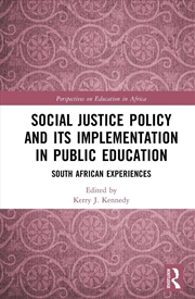 Buy Social Justice Policy and its Implementation in Public Education