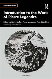 Buy Introduction to the Work of Pierre Legendre