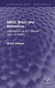 Buy Mind, Brain and Behaviour