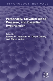 Buy Personality, Elevated Blood Pressure, and Essential Hypertension