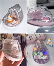Buy Diy Customizable Crystal Clear Wireless Vertical Mouse - White