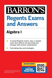 Buy Regents Exams And Answers: Algebra I, Fifth Edition, (Barron's New York Regents)