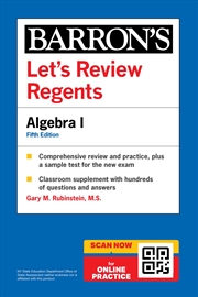 Buy Let's Review Regents: Algebra I, Fifth Edition (Barron's New York Regents)