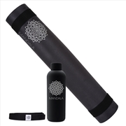 Buy Mandala Yoga Mat Premium Bundlee - Black