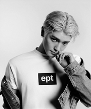 Buy [Nct Taeyong Pick] Color Box Logo T-Shirt - Navy / S
