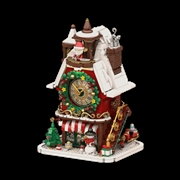 Buy Retro Series - Christmas Magic Clock Construction Set (1269 Pieces)
