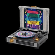 Buy Retro Collection - Vinyl Turntable Construction Set (607 Pieces)